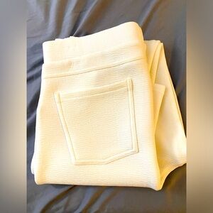 High rise white pant